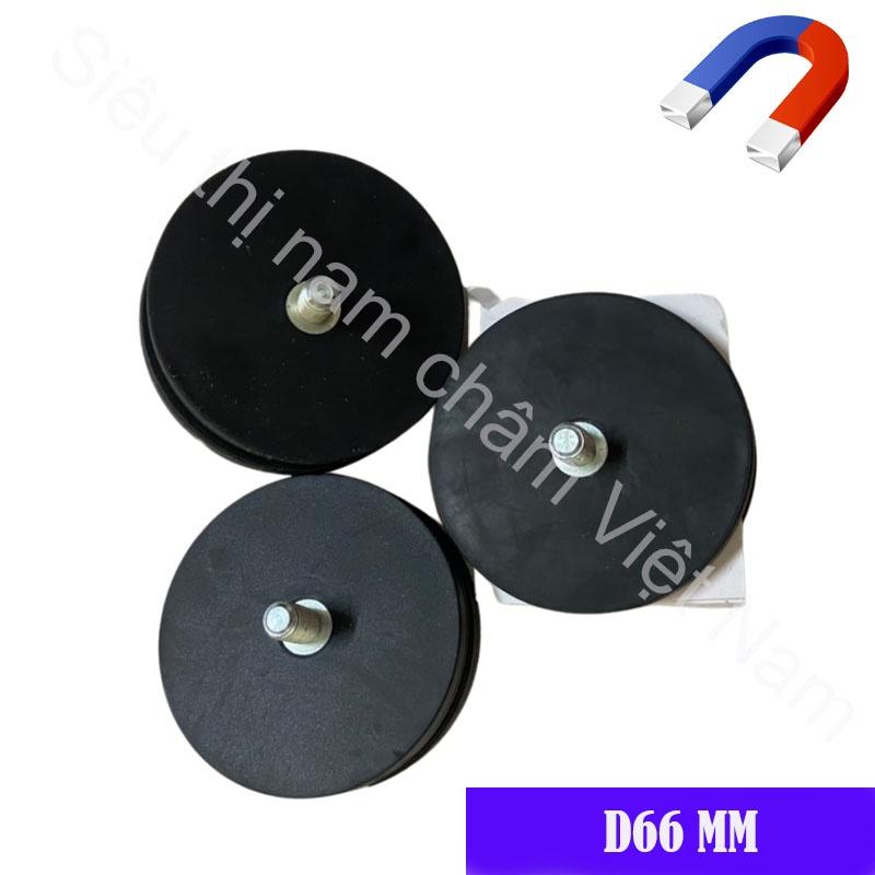 Nam châm mào taxi kích thước D66mm, nam châm siêu lực hút 1 bộ
