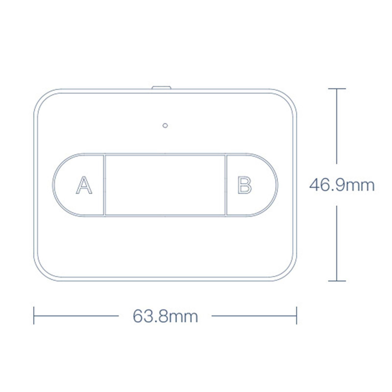 Bluetooth 5.0 Transmitter Wireless Adapter 3.5mm AUX Dual Link Headphones TV