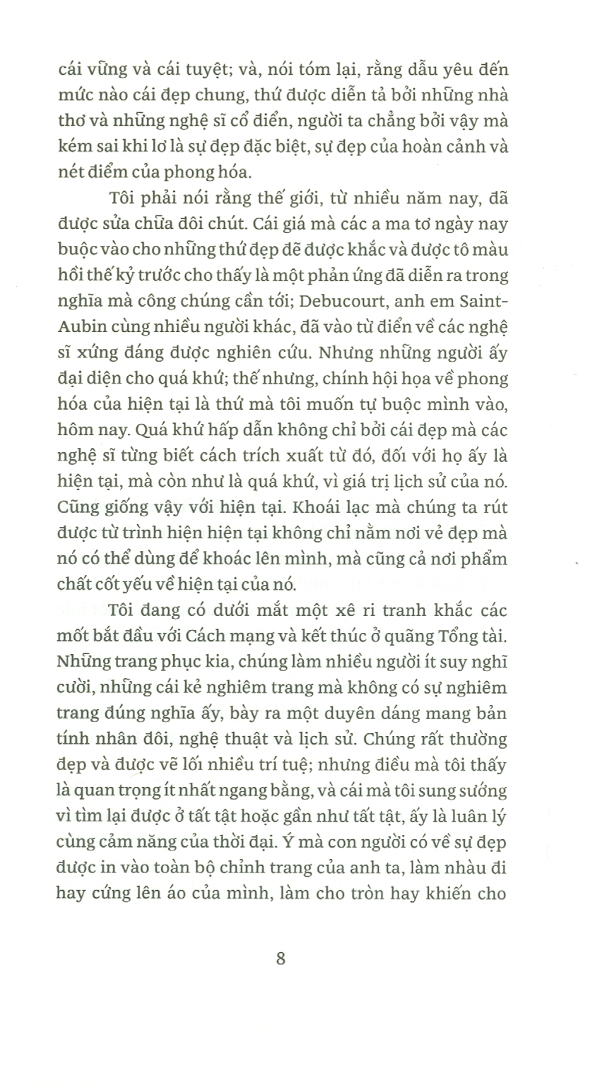Sách - Họa sĩ của cuộc sống hiện đại (Baudelaire, Cao Việt Dũng dịch)