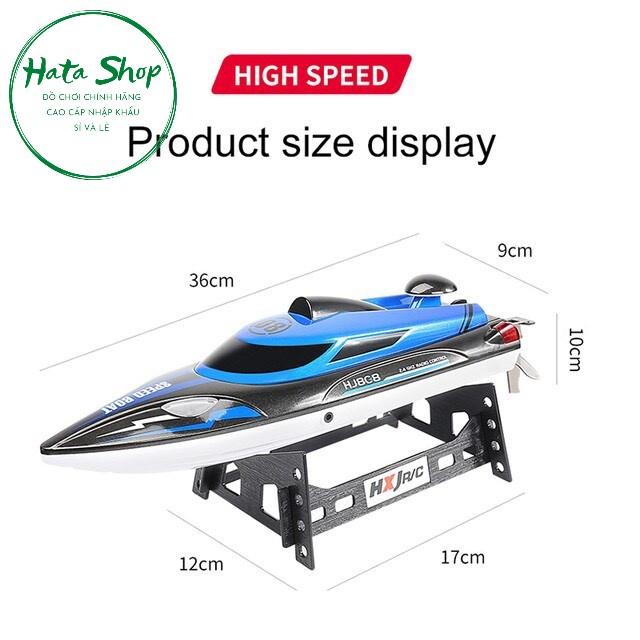 Tàu cano điều khiển từ xa HJ808 tốc độ 25km/h siêu tốc Speedboat 2.4GHZ remote control RC Racing Radio Control