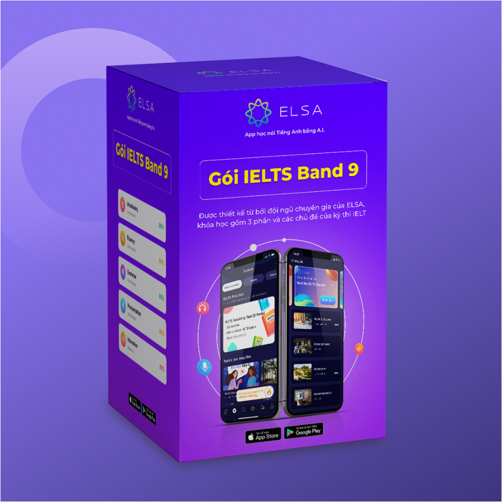 Hình ảnh Gói học luyện tiếng Anh Beat the IELTS - Band 9