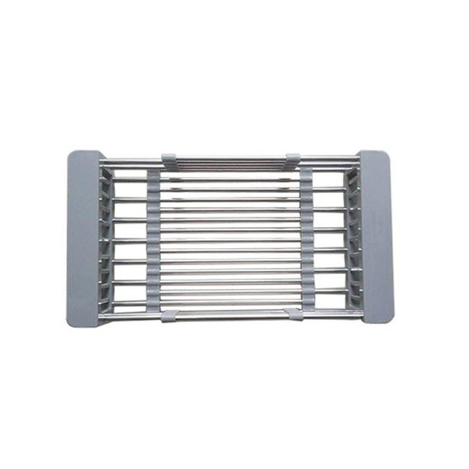 Khay Đa Năng Để Chậu Rửa Chén - Rổ Kệ Đa Năng Co Giãn - Rửa Rau, Trái Cây, Úp chén bát