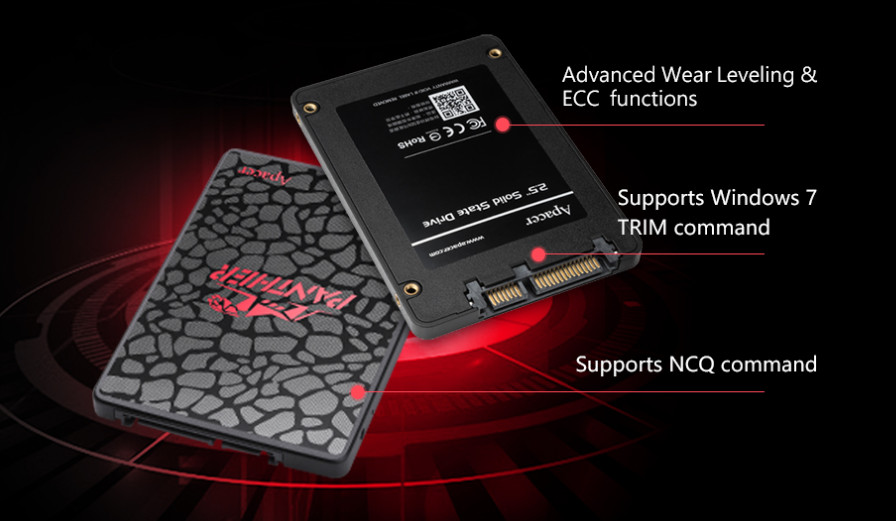 Ổ cứng SSD Apacer Panther AS350 512GB SATA 3 - Hàng chính hãng