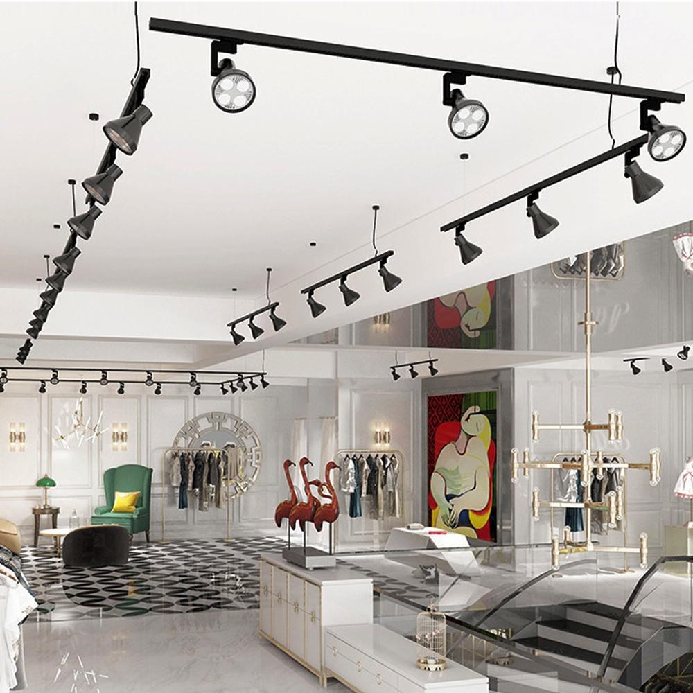 Đèn rọi ray LED 35W, Ánh sáng chiếu điểm Trang trí phòng khách, Nhà hàng, Khách sạn, Showroom, Tiểu cảnh Thủy sinh