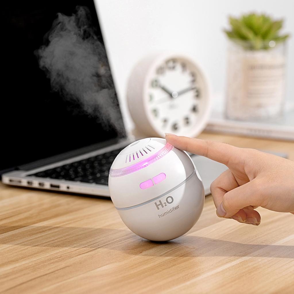 Compact Tumbler Personal Desktop Mini Humidifier White USB Uncharged
