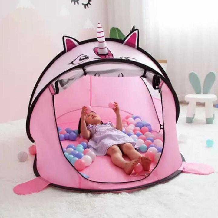 Đồ Chơi Ngoài Trời Lều Cắm Trại ️TẶNG KÈM ĐÈN LED NHÁY️ Lều Tự Bung Hình Động Vật Dễ Thương Cho Bé