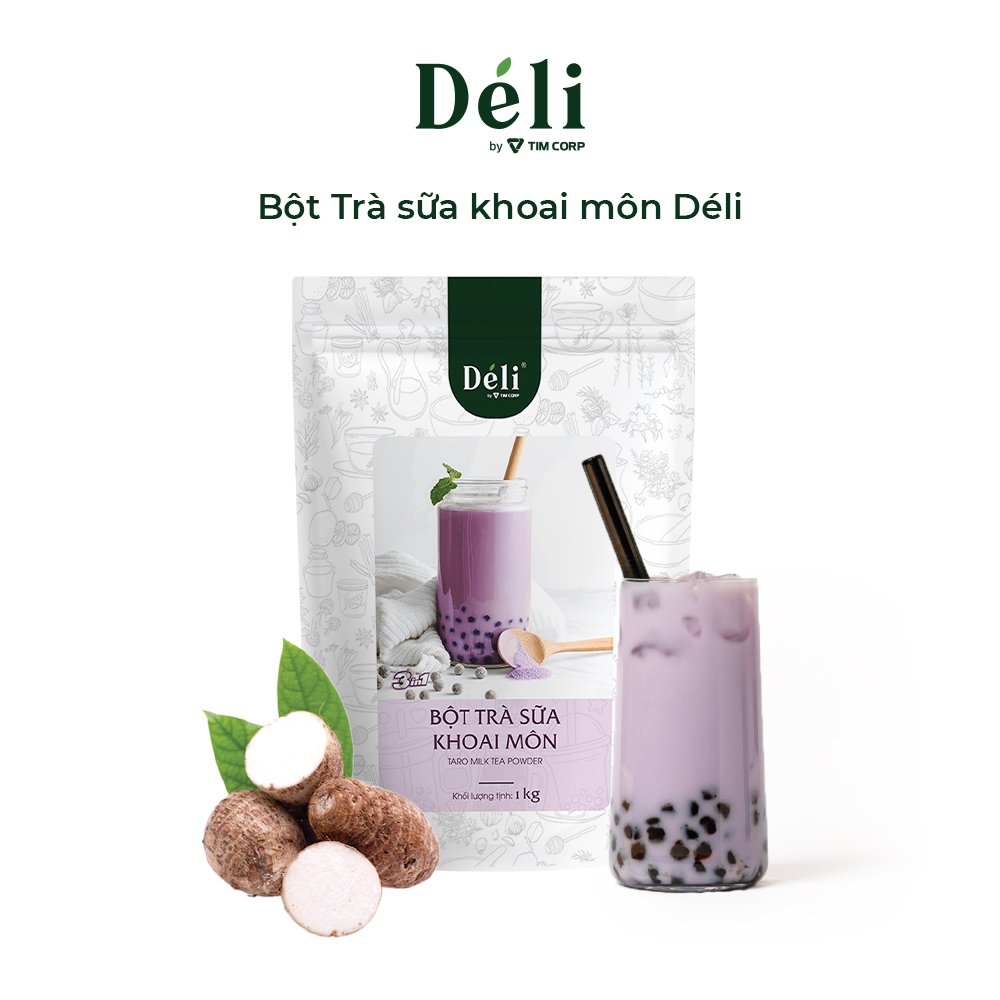 Trà sữa khoai môn 3in1 [ HOT TREND ] Túi 1KG , HSD : 18 tháng