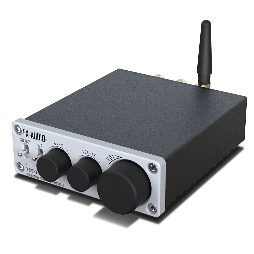 Bộ Khuếch Đại Âm Thanh DAC HiFi 2.0 BT 5.1 Có Thể Điều Chỉnh Bass Treble FX-Audio FX 502E-L - Hàng Chính Hãng