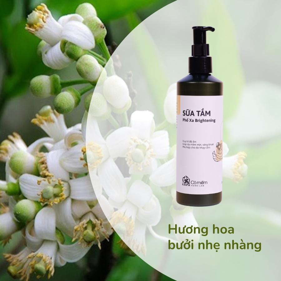 Sữa tắm Bồ Hòn Phố Xa Hương Hoa Bưởi Dưỡng Ẩm Sáng Da Cỏ Mềm 250g