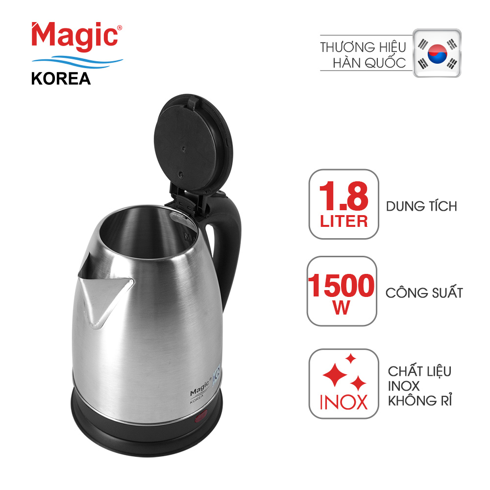 Bình Đun Siêu Tốc Magic Korea A08 - Hàng Chính Hãng