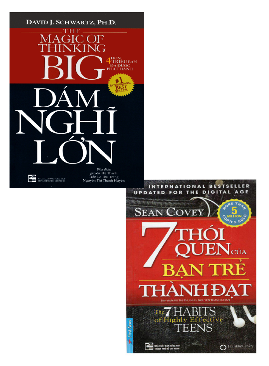 Combo Dám Nghĩ Lớn + 7 Thói Quen Của Bạn Trẻ Thành Đạt _FN