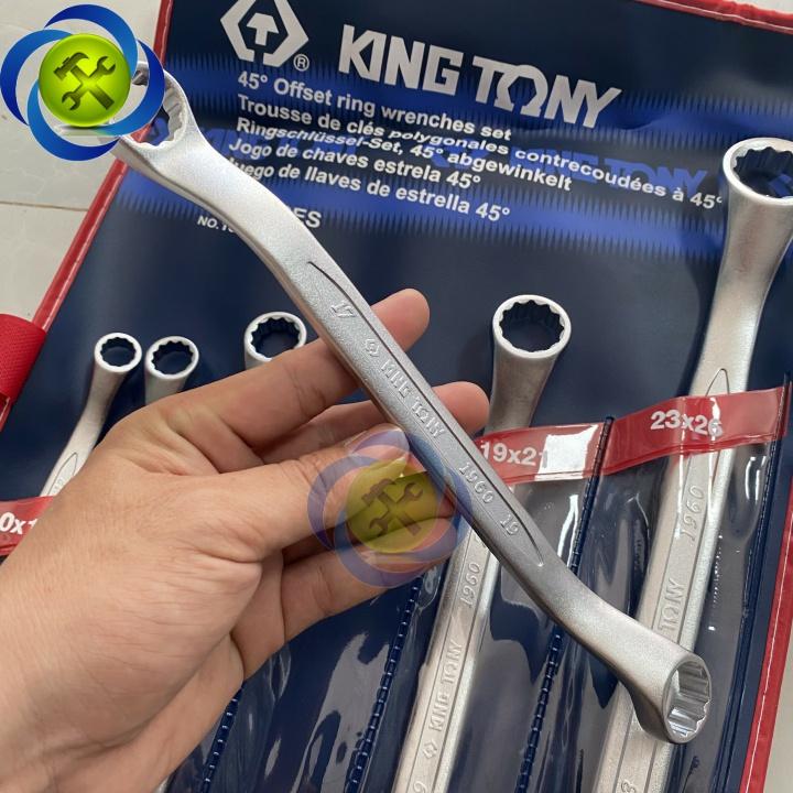 Bộ cờ lê hai đầu tròng Kingtony 1606MR 6 cây từ 10-26mm