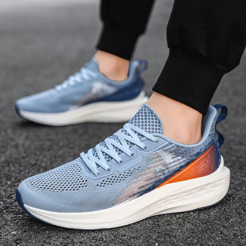 Giày Thể Thao Nam GEMI - Giày Sneaker Màu Đen - Xanh, Giày Thể Thao Thoáng Khi Chạy Bộ Thoải Mái - G5416