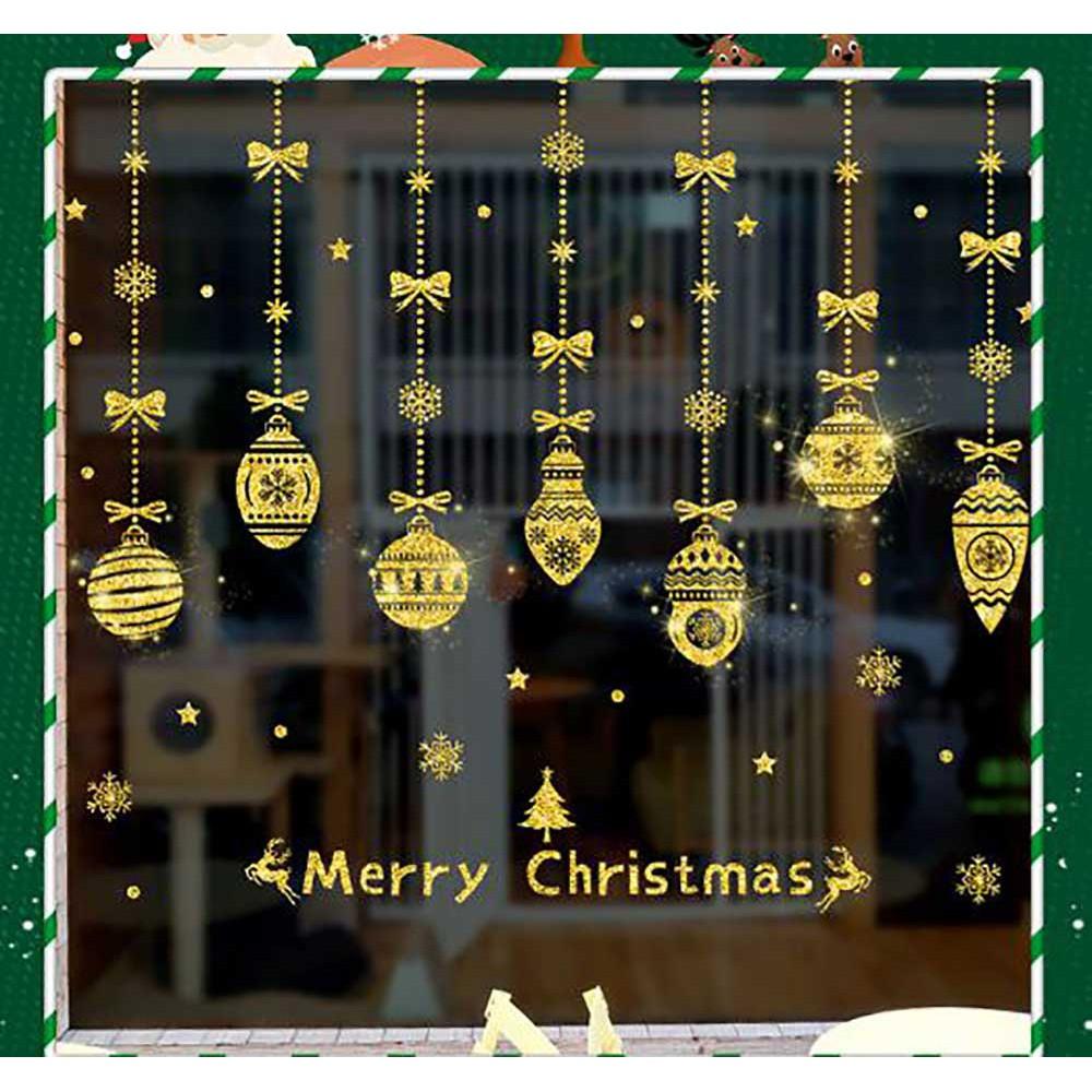 DECAL TRANG TRÍ NOEL 2 MẶT 2021 SỐ 26