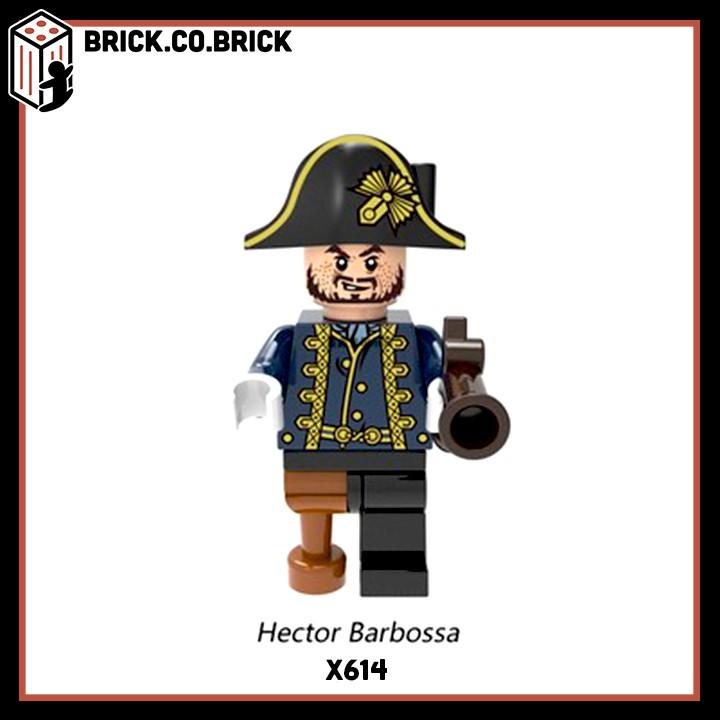 Xếp hình Lắp ráp minifig Nhân vật trong Phim Cướp biển vùng Caribe Jack SparrowCarina Salazar X0160 - X-616