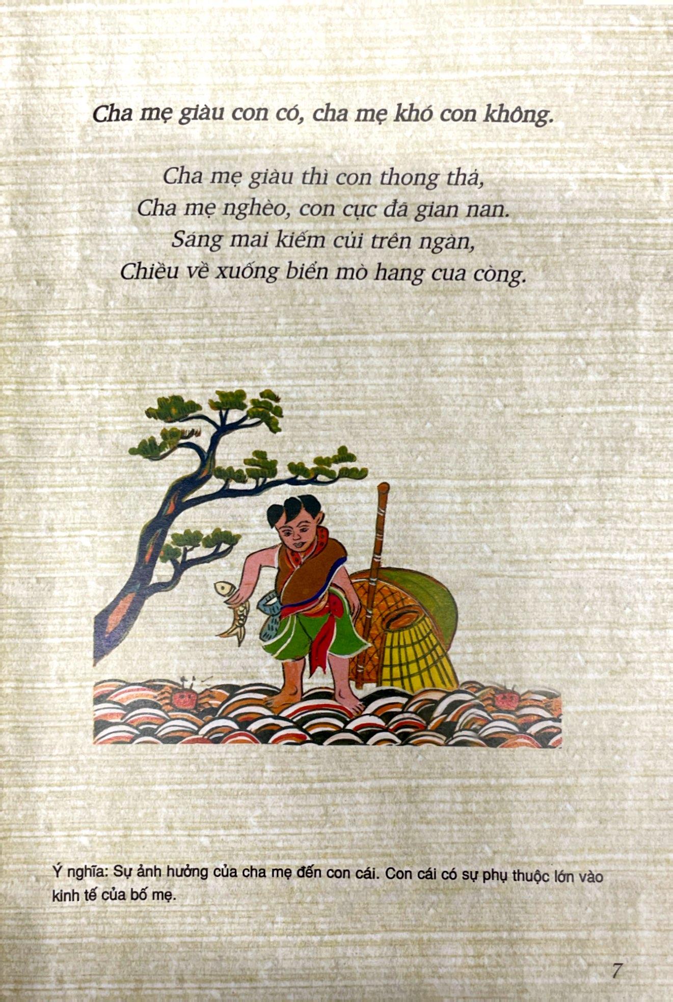 Ca Dao, Tục Ngữ Bằng Tranh (Tái Bản 2019)