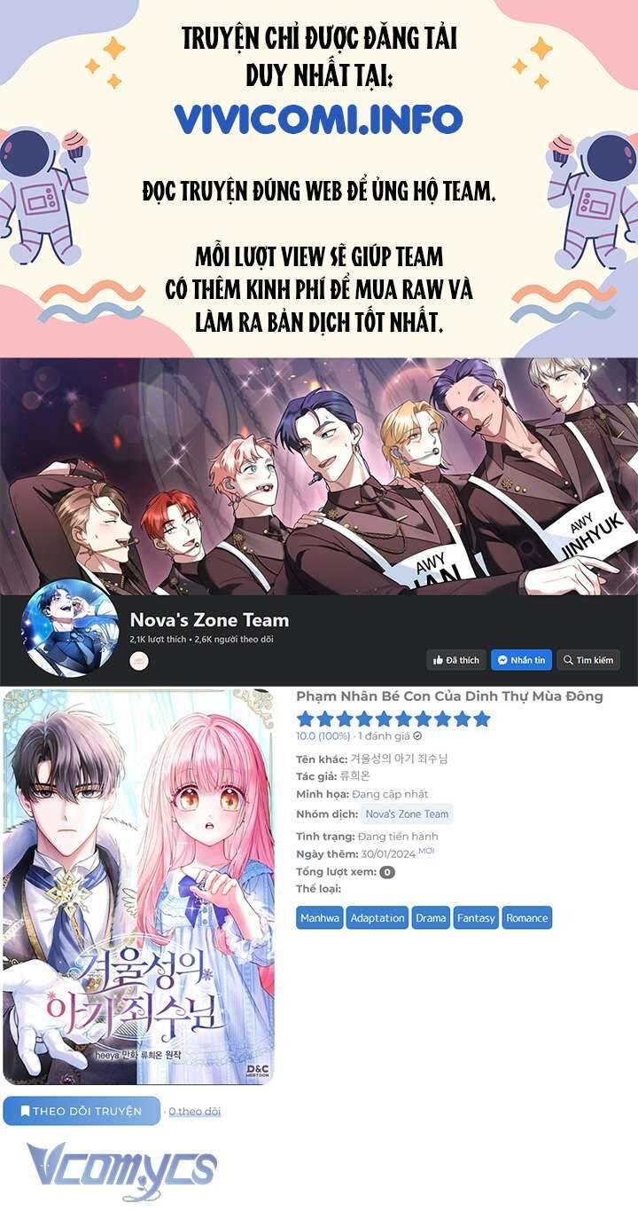 Phạm Nhân Bé Con Của Dinh Thự Mùa Đông Chapter 27 1