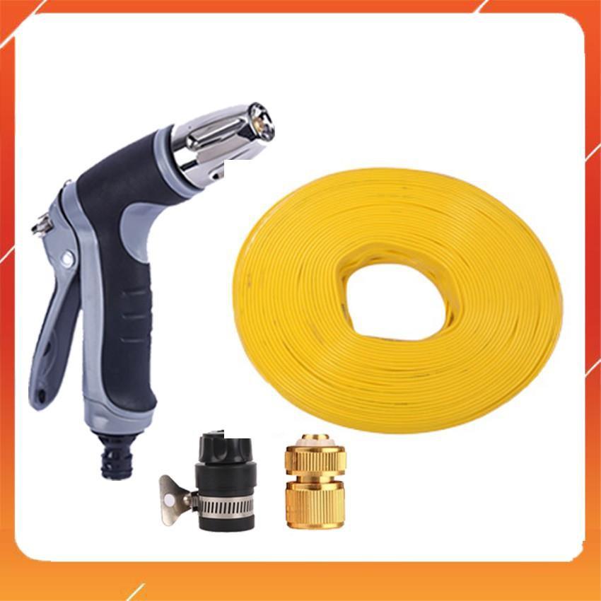 Bộ dây và vòi xịt tăng áp rửa xe tưới cây 15M 206817
