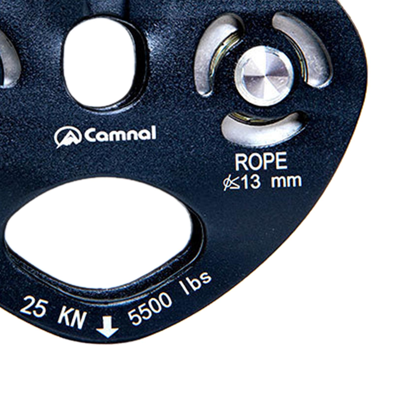 25KN Mountaineering Rock Climbing Zip Line Wire Cable Trolley Pulley