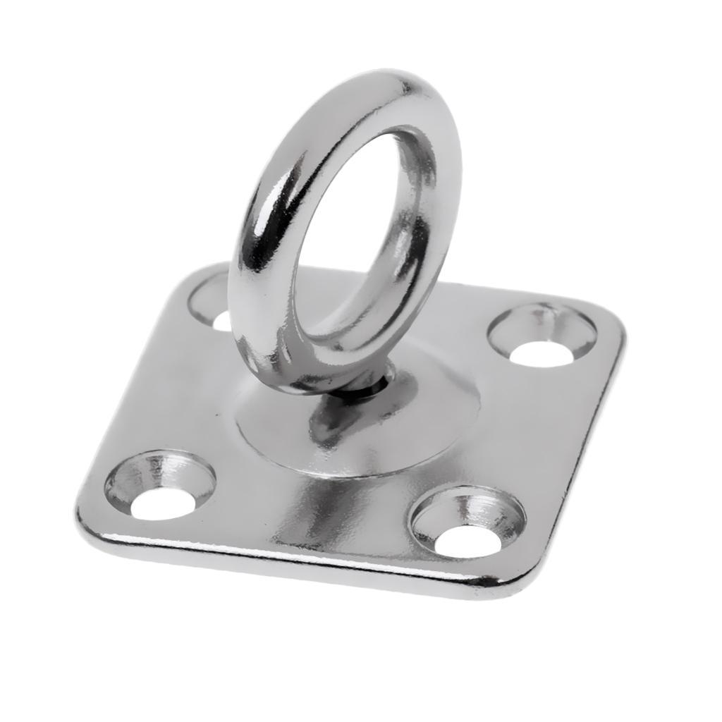 2 x STAINLESS  EYE WITH SWIVEL,    STAPLE  HOOK