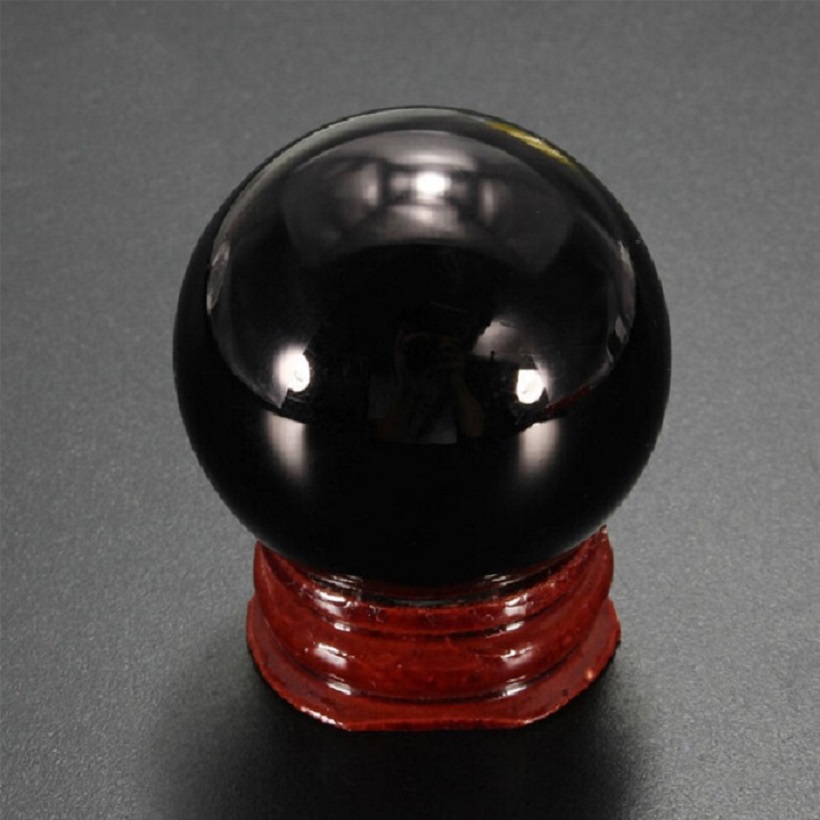 Quả Cầu Đá Obsidian Đen CD813209