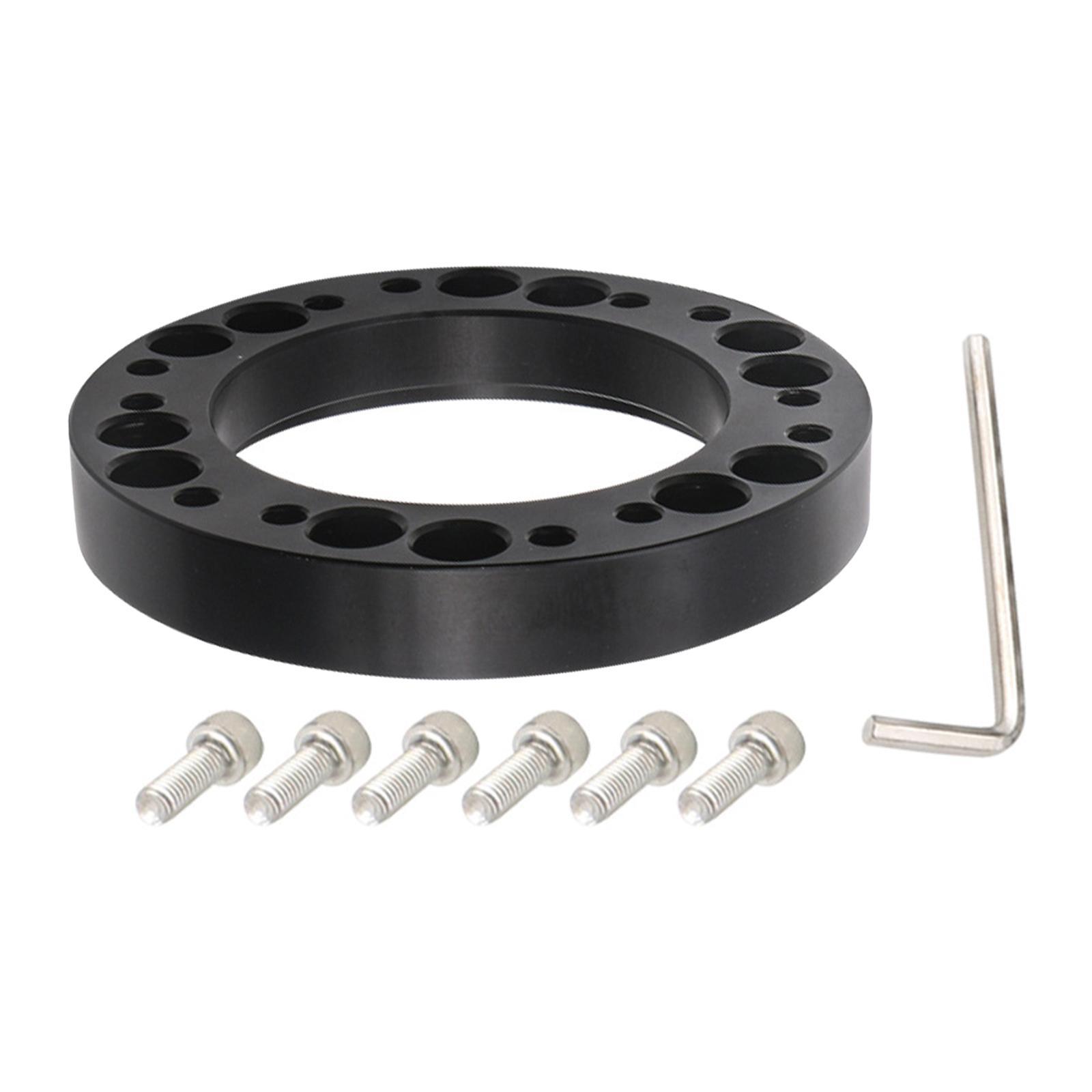 Car Steering Wheel Hub Adapter Spacer W/ 6 Screws Conversion Spacer Racing Car