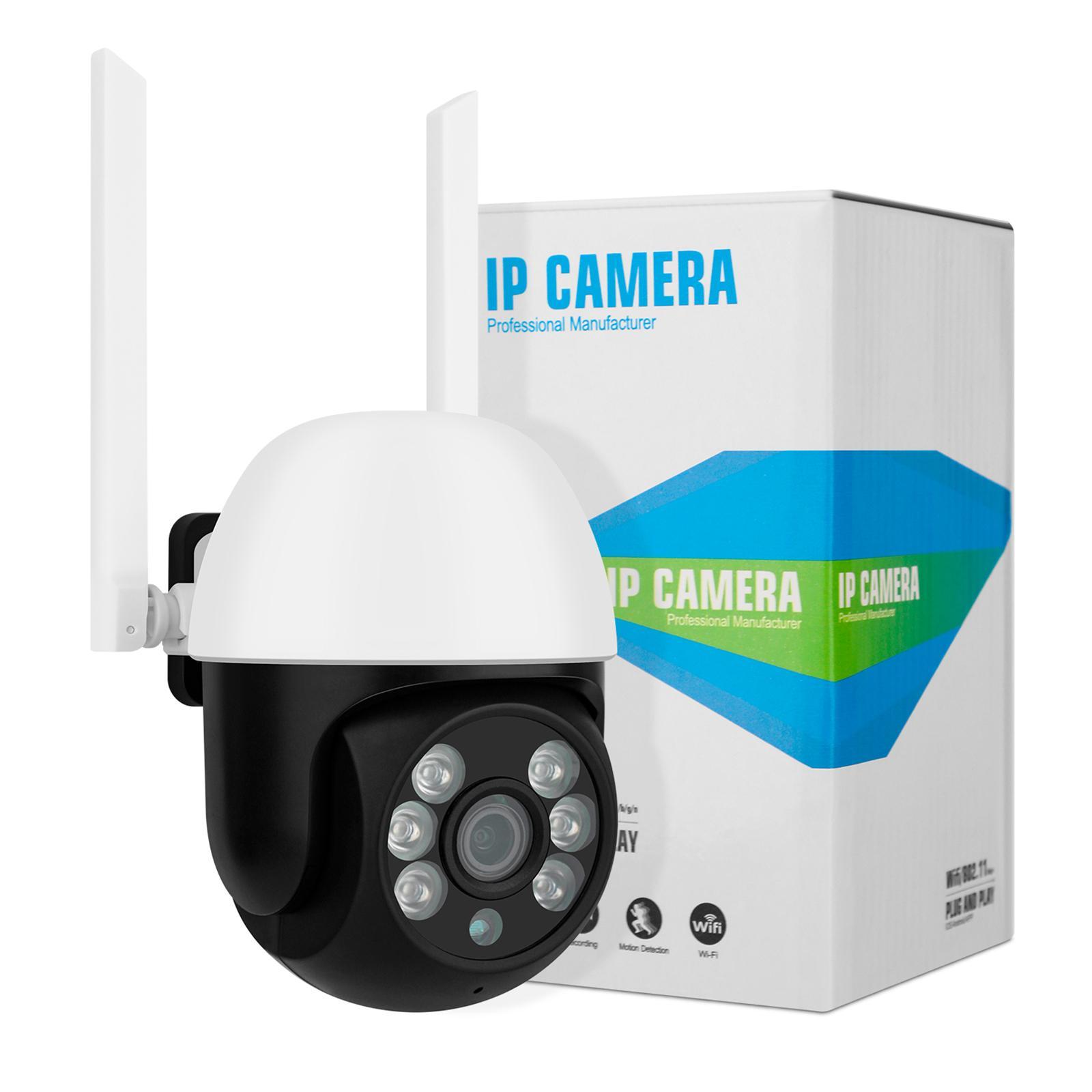 Outdoor Camera Wireless WiFi Home Plug-Eu Weatherproof Pan Tile
