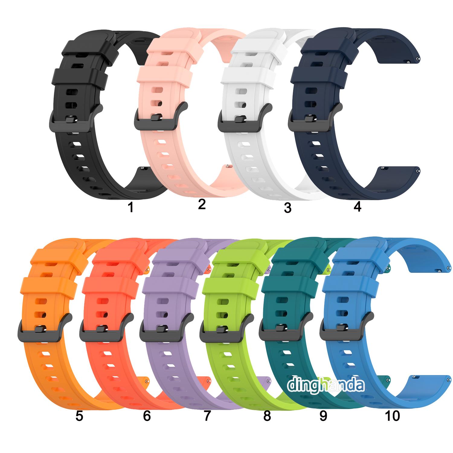 AMAZFIT Dây Đeo Silicon Cho Đồng Hồ Thông Minh Huami Amazfit Gtr 42mm 47mm GTR2 GTR 2e GTR 3 pro