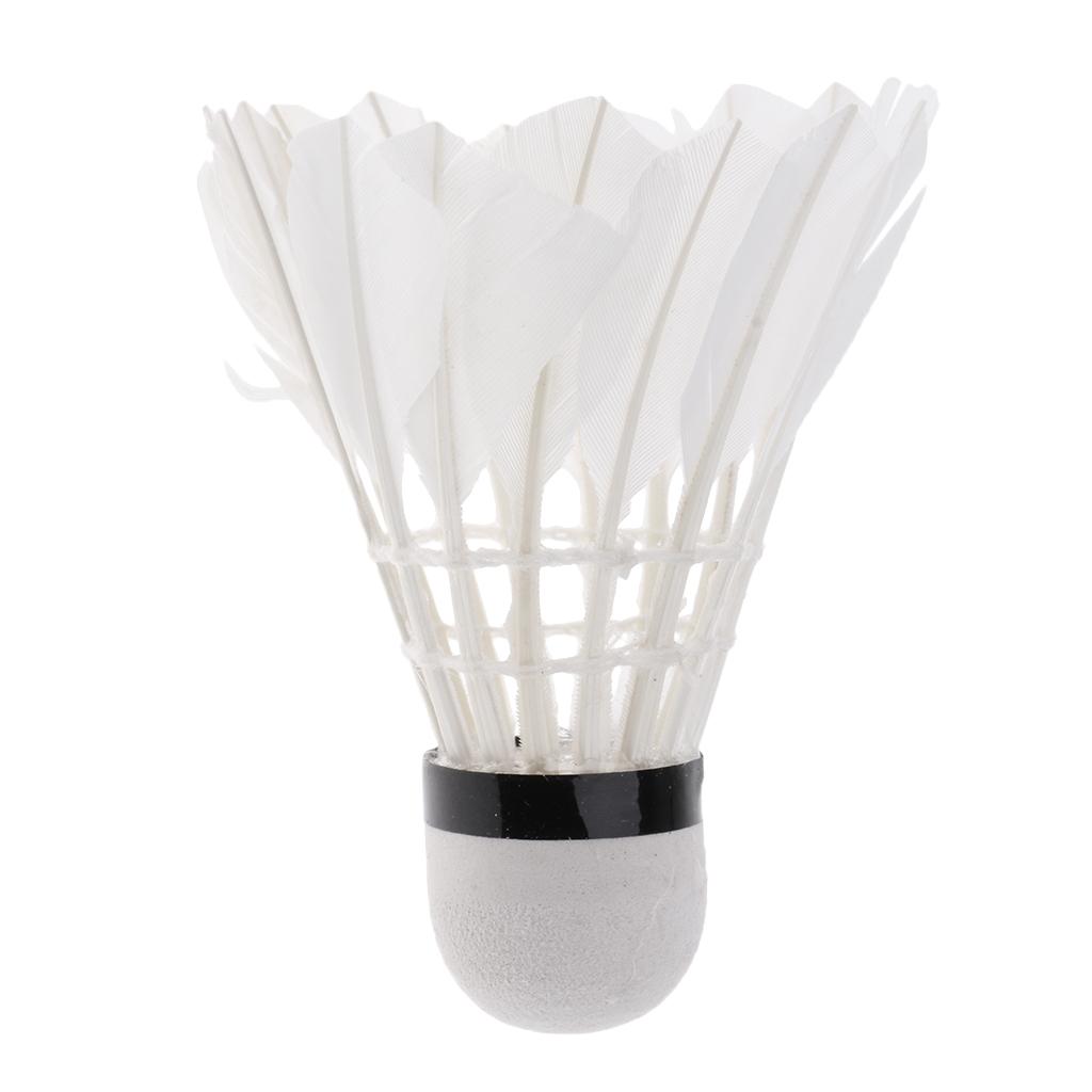 3 Pieces White Badminton Balls Training Practice Shuttlecocks Birdies
