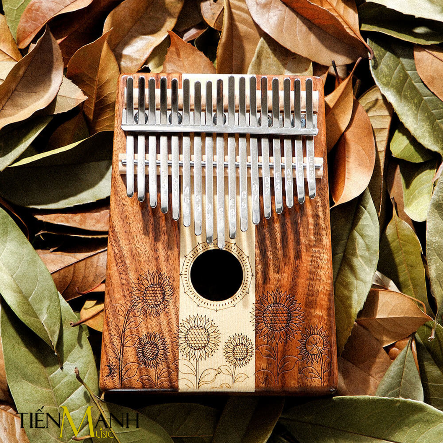 Đàn Kalimba 17 Phím Hluru KT (Gỗ Koa, Maple) Hàng Chính Hãng - Kèm Móng Gẩy DreamMaker