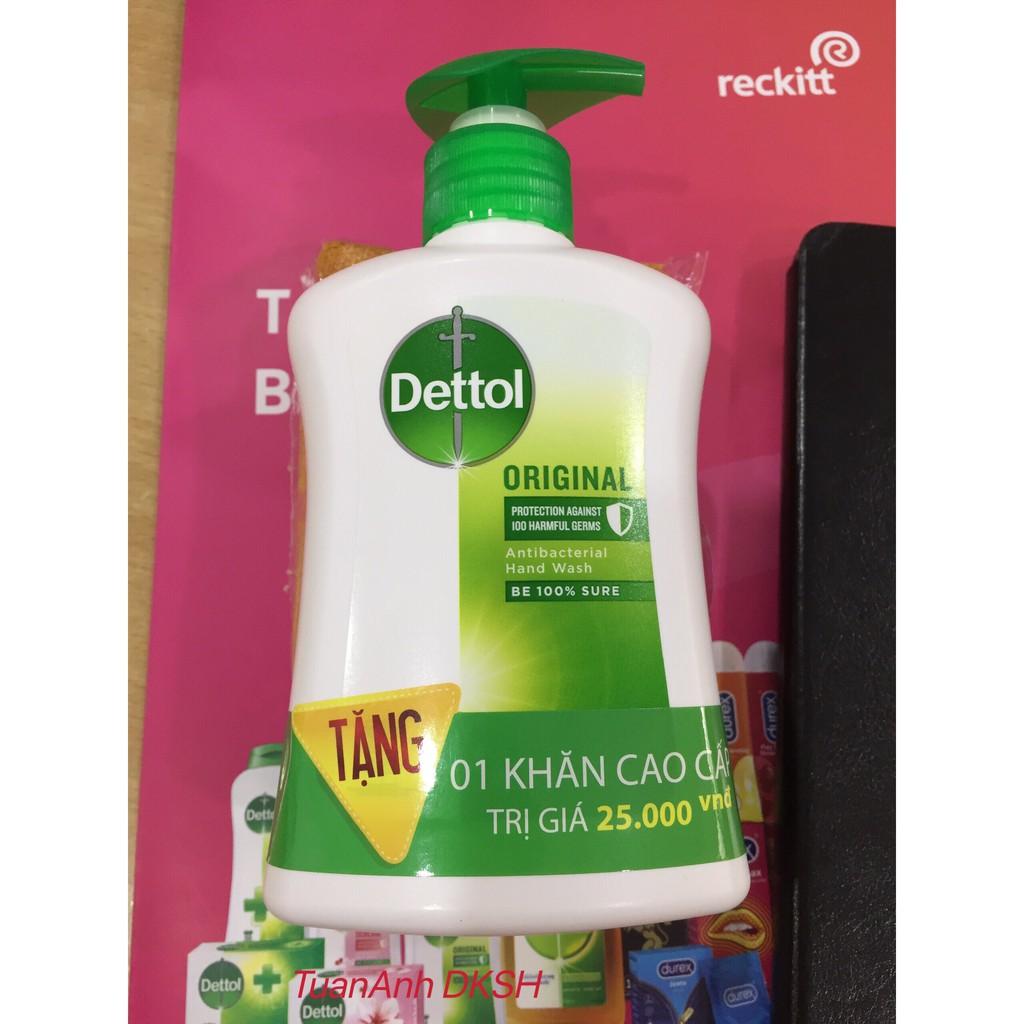 Nước rửa tay diệt khuẩn Dettol - Chai 250ml - Hàng chính hãng DKSH Việt Nam
