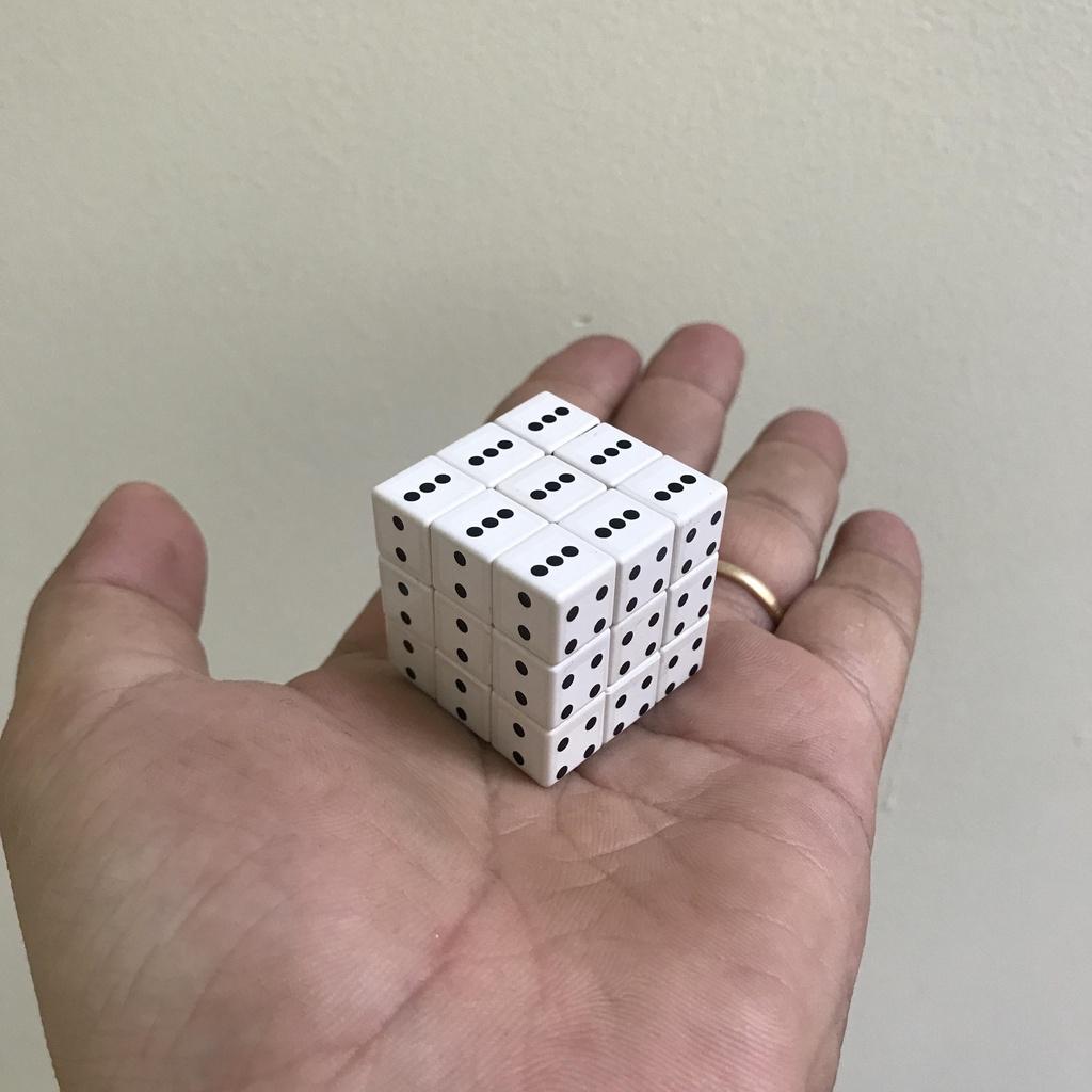 Đồ chơi trí tuệ rubik 3x3 mini nhiều màu nhiều hoạ tiết - Yumeshop94