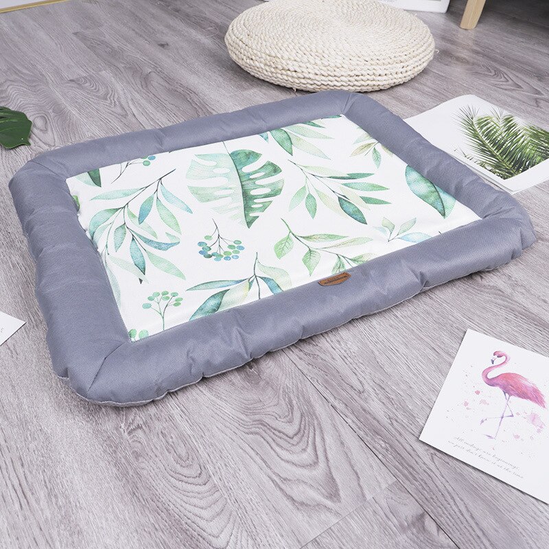 Thảm Da Lộn Mát Mẻ Hàng Xuất Khẩu Cho Chó Mèo Kích Thước 80x60cm - YonaPetshop