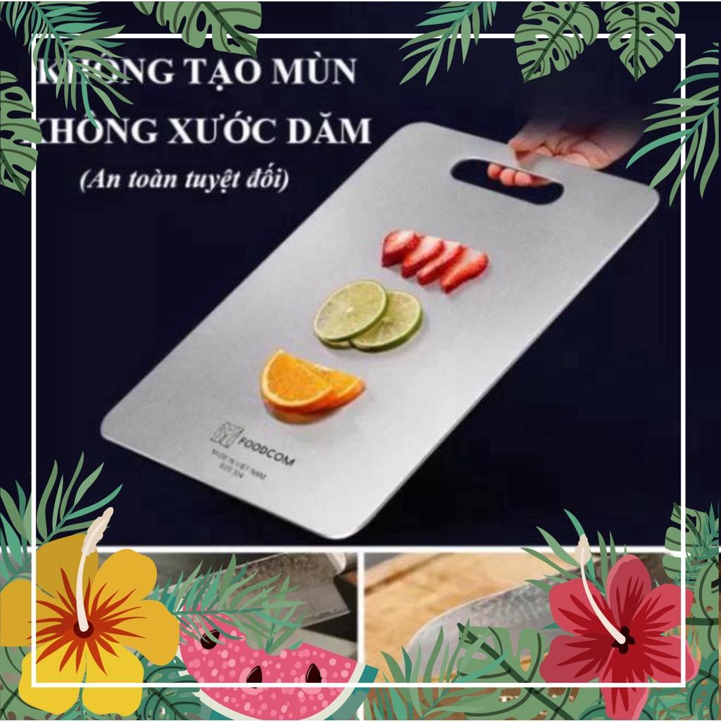 Thớt Inox Nhà Bếp Chuẩn 304 Chống Gỉ Set, Kháng Khuẩn, Khử Mùi, Tiện Dụng Cho Căn Bếp Nhà Bạn
