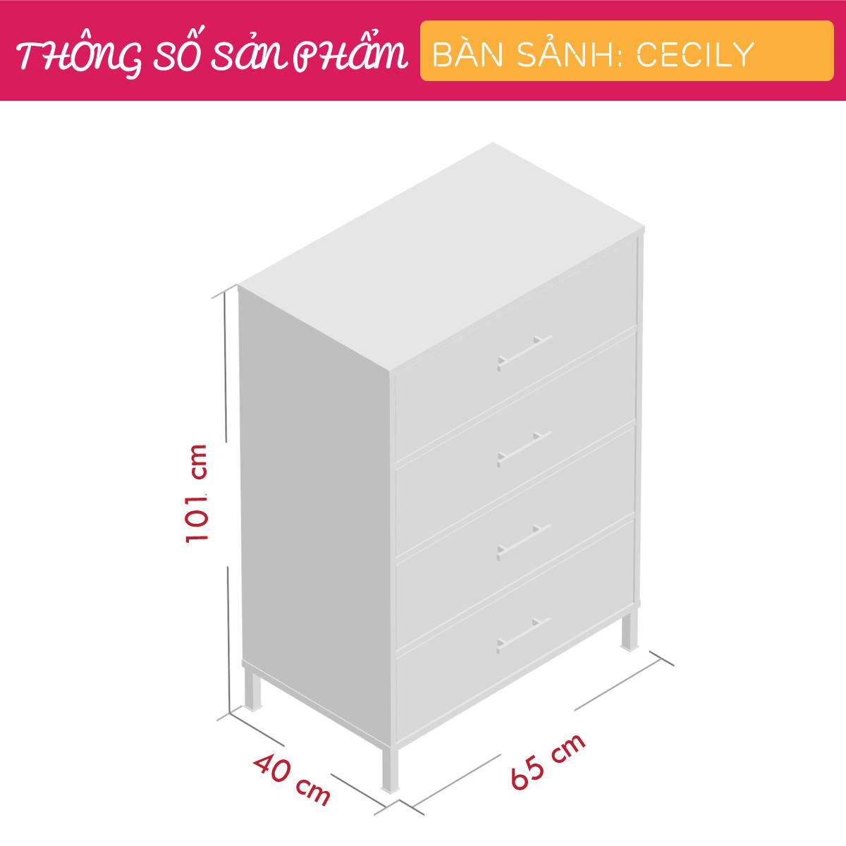 Bàn sảnh ra vào gỗ hiện đại SMLIFE Cecily