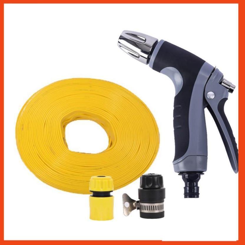 Bộ dây và vòi xịt tăng áp rửa xe tưới cây 206817