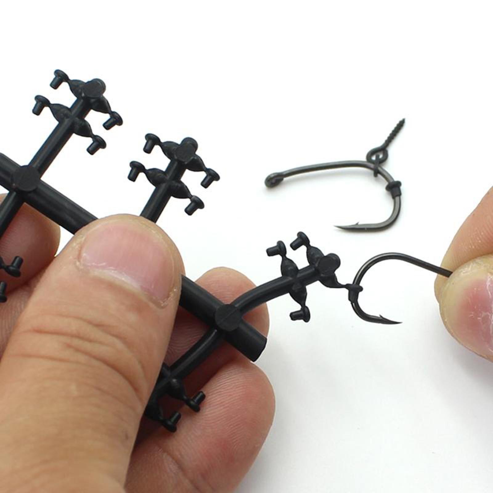 Silicone Fishing Hook Stop Beads Stopper Bracket Terminal Shank Joint Bead