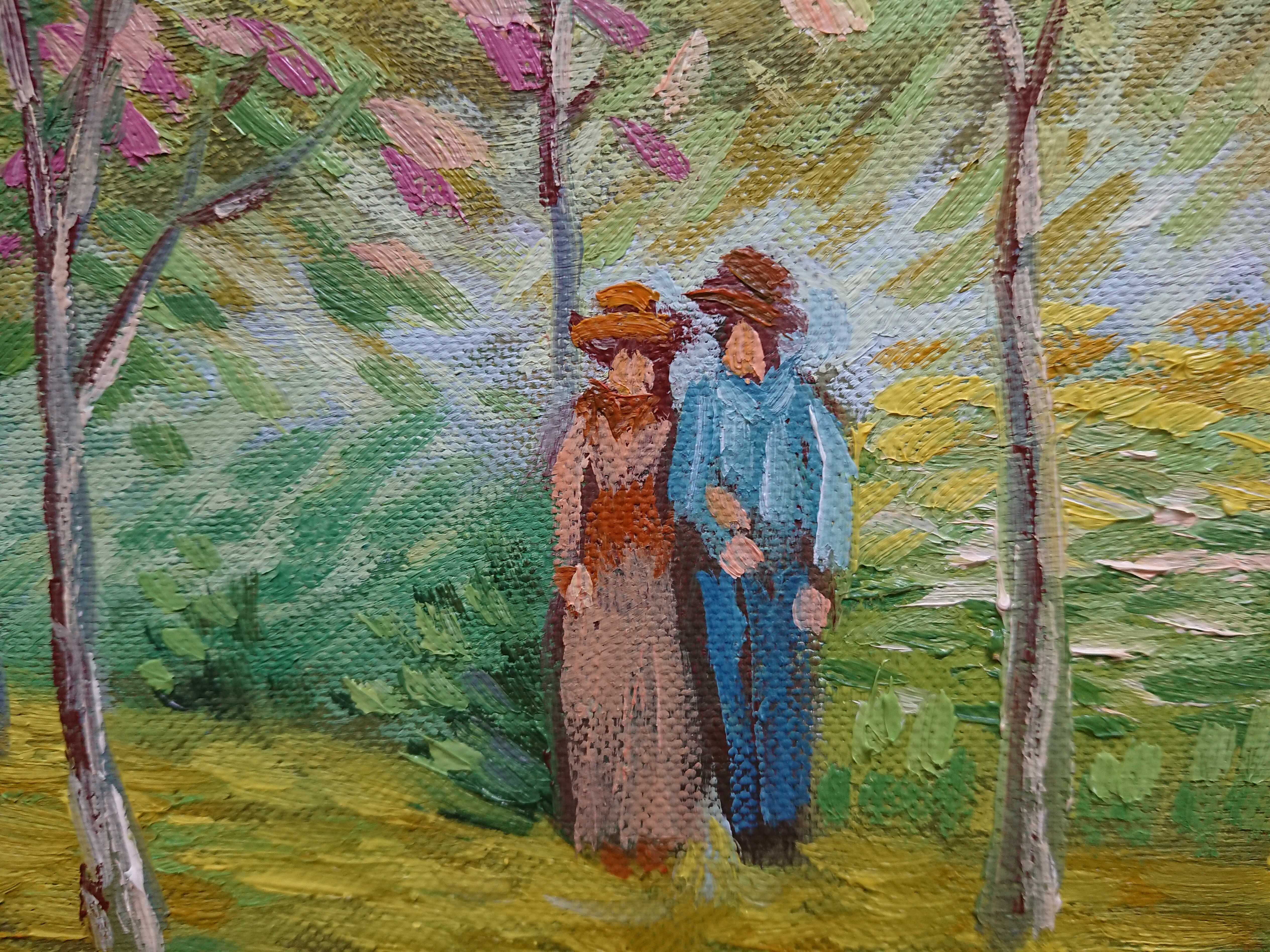 Nắng Sớm - Tranh Sơn Dầu Vẽ Tay 30x40cm