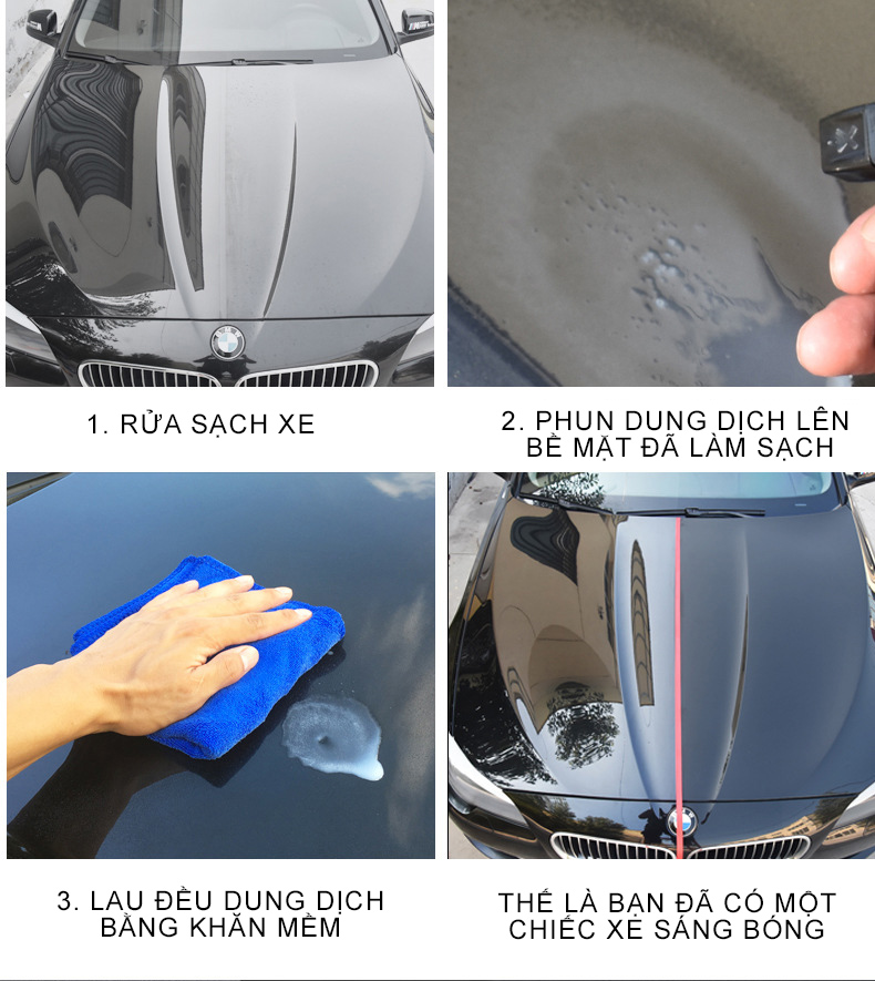Bình Xịt Phủ Bóng Sơn Nano 9H 500ml | Bình Xịt Phủ Bóng Sơn Xe, Phủ Nano Bảo Vệ Ngoại Thất Xe Khỏi Các Tác Nhân Gây Hại Từ Môi Trường