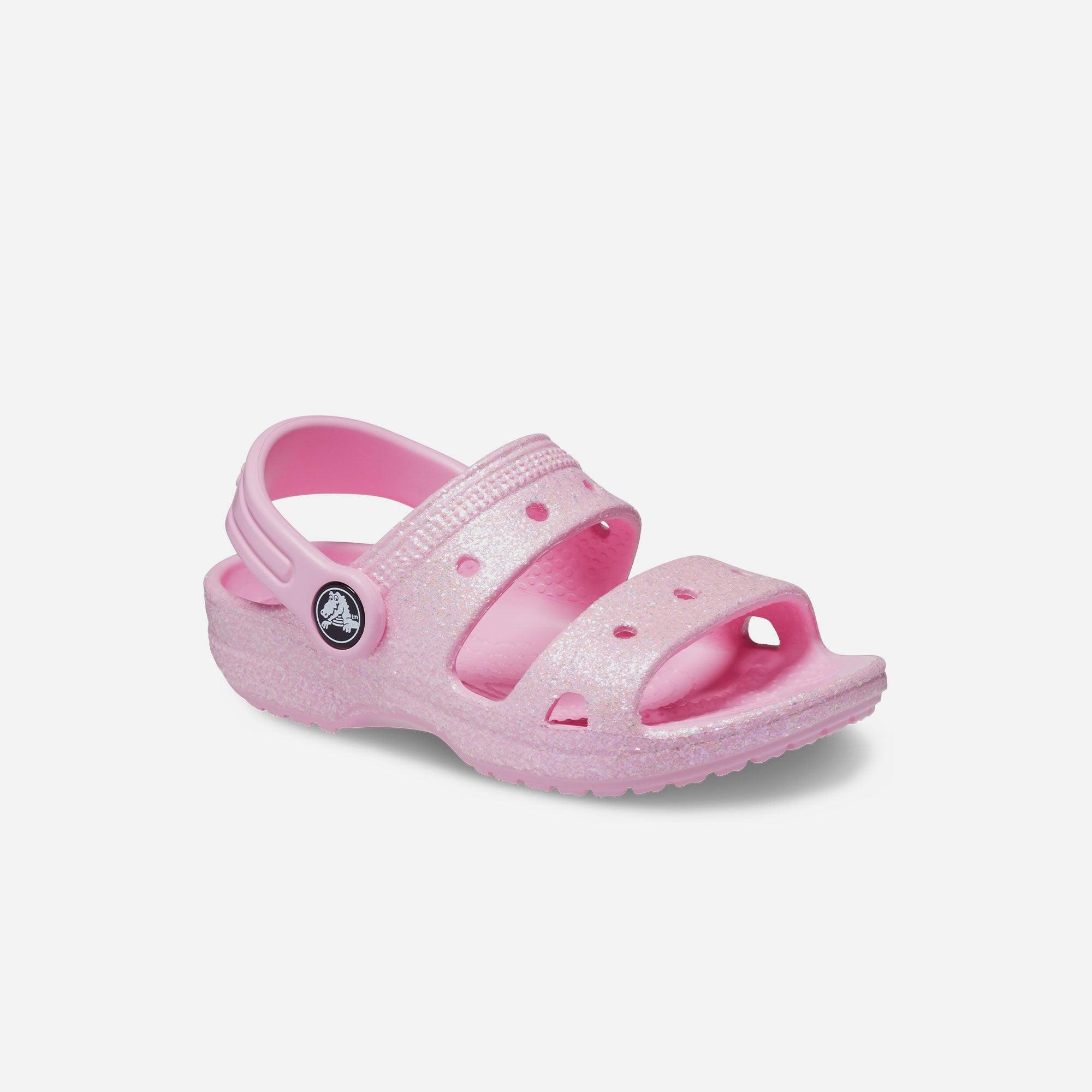 Giày sandal trẻ em Crocs Classic Glitter - 207983-6S0