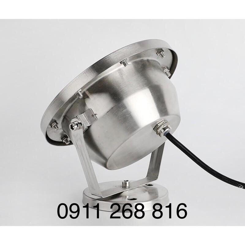 Đèn LED âm nước dạng đế ánh sáng trắng IP 68 chiếu sáng sân vườn hồ coi