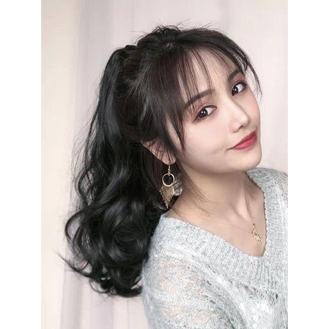 Tóc giả ngoặm xoăn ️️  ️️ ngoặm xoăn dợn 40cm p103