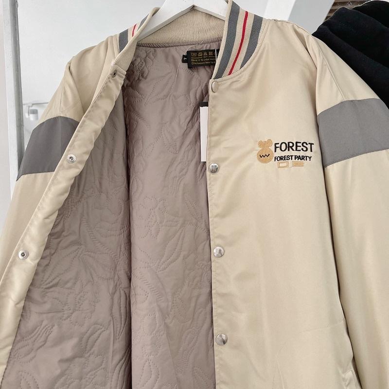 Áo bomber forest ảnh thật