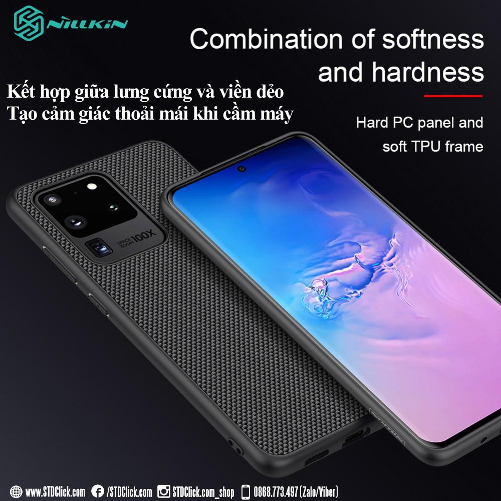 ỐP LƯNG DÀNH CHO ĐIỆN THOẠI SAMSUNG GALAXY S20 ULTRA VÀ S20 ULTRA 5G NILLKIN TEXTURED NYLON FIBER