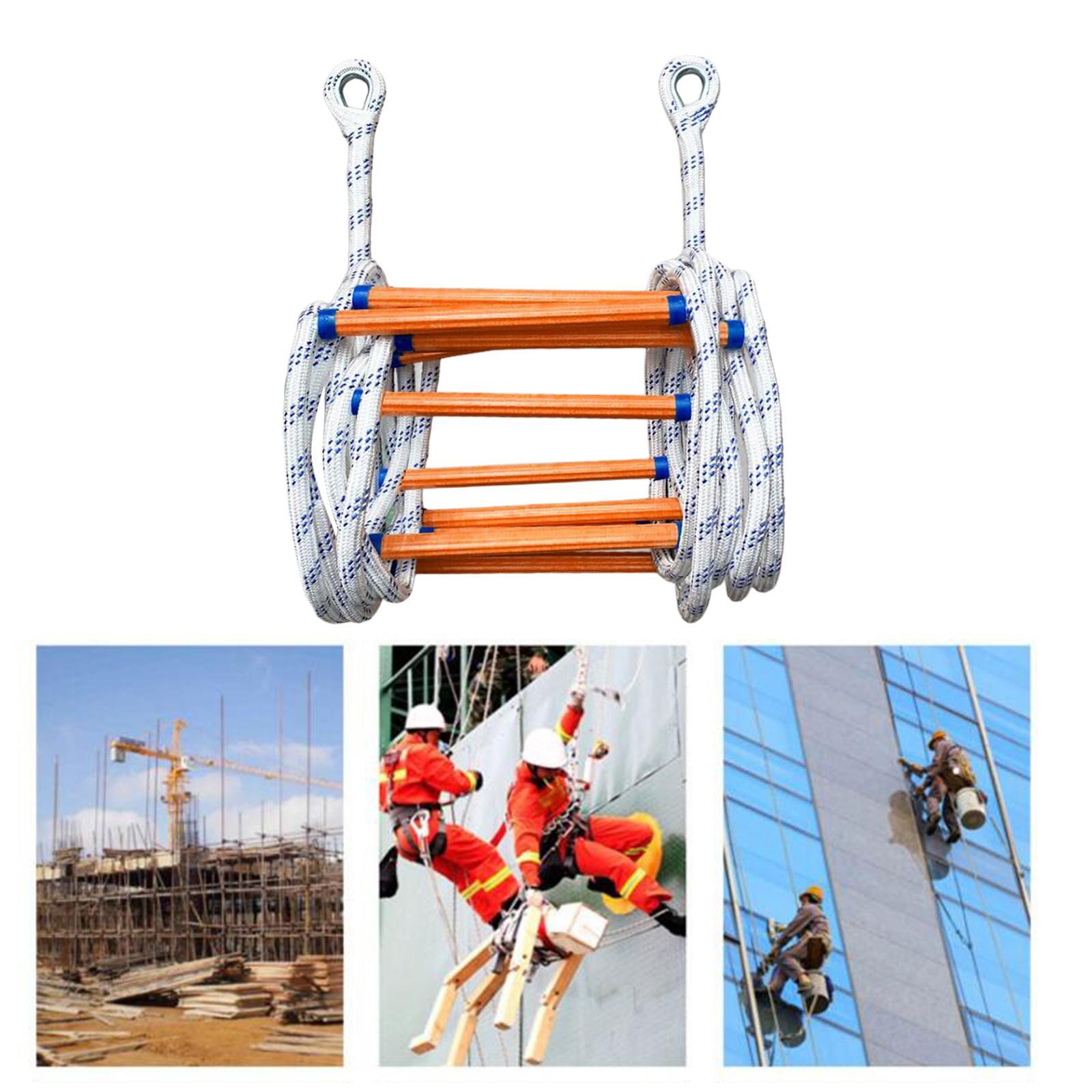 Fire Escape Ladder Soft Rope Kids Adults for Work Residential Building