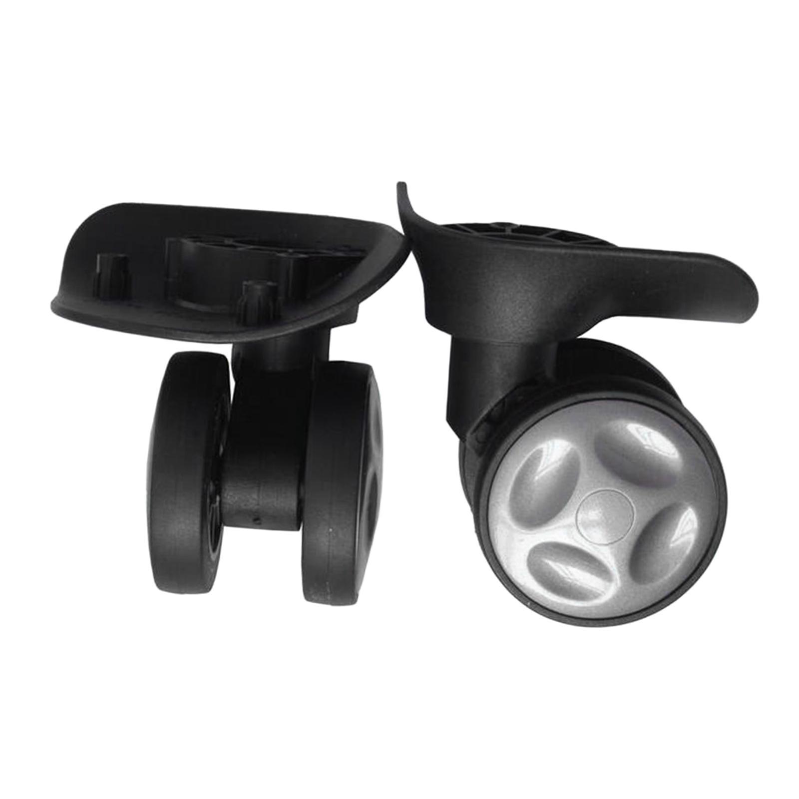 2 Pieces Suitcase Luggage Swivel Caster Wear Resistant Repair Luggage Wheels