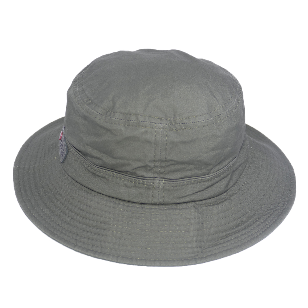 Nón tai bèo xịn vành rộng 6 cm với mặt da in mecca jeans chất liệu vải kaki cao cấp