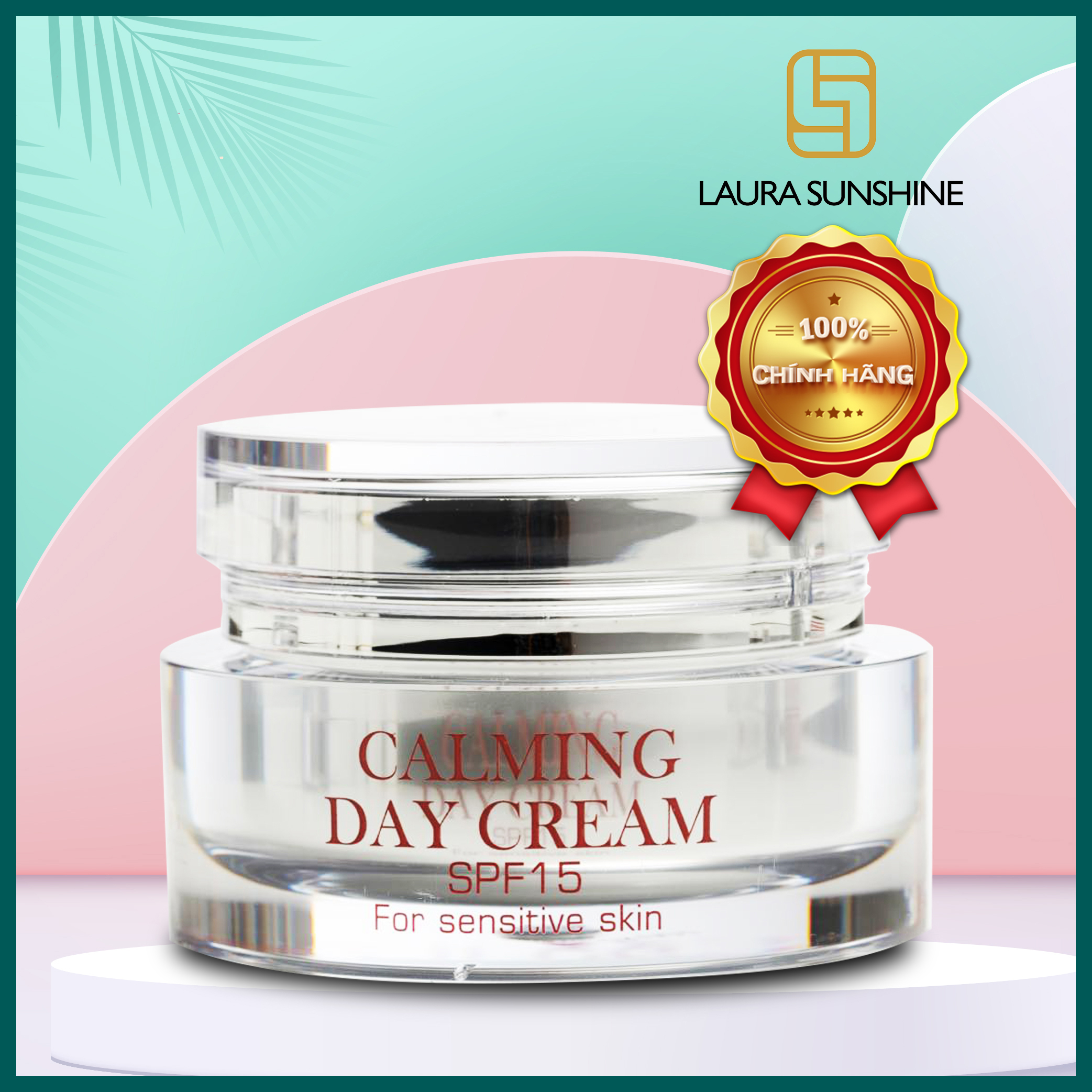 Kem Ngày Dưỡng Trắng Laura Sunshine Calming Day Cream Spf15 50ml (Dành Cho Da Nhạy Cảm) Nhật Kim Anh