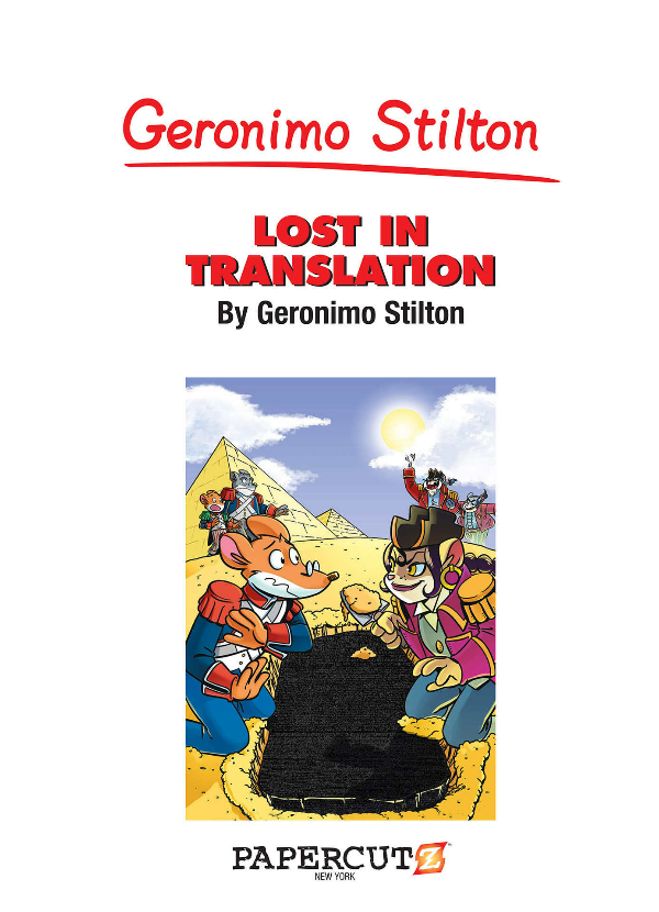 Geronimo Stilton #19: &quot;Lost in Translation&quot;