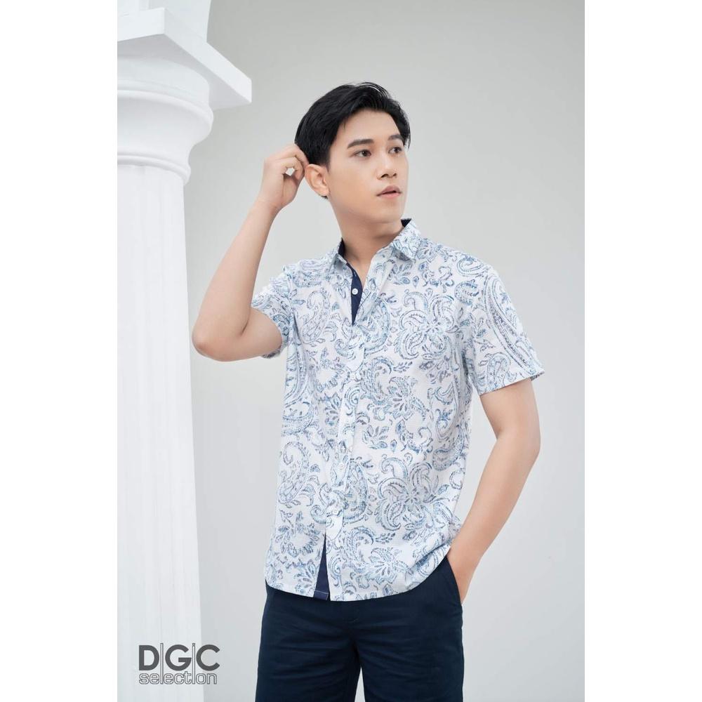 Áo sơ mi Nam ngắn tay Slim Fit DGC - SASNCB09M-S